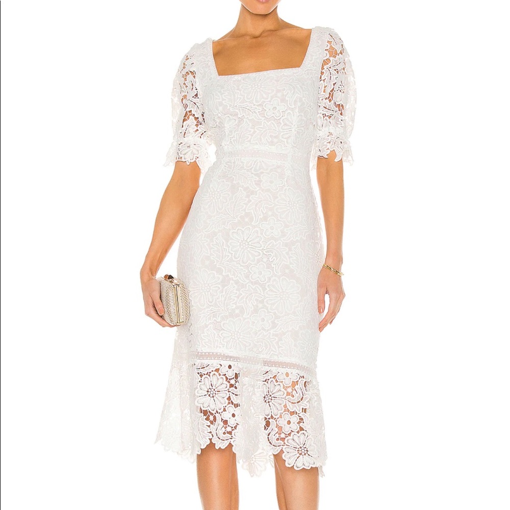 Beautiful white dress, perfect for bridal events! Never worn, NWT